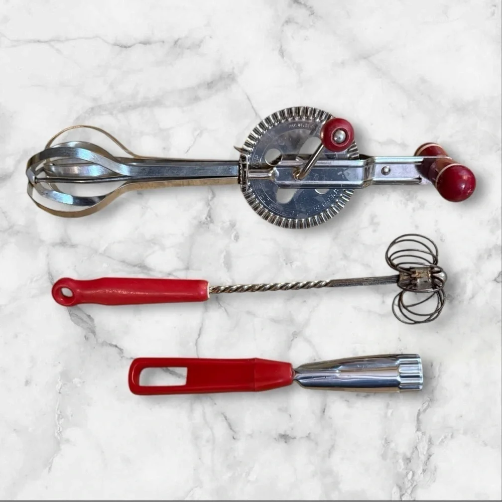Vintage Set of 10 Kitchen Tools - Foley, Ekco, A&J, Mouli